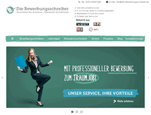 Tablet Screenshot of die-bewerbungsschreiber.de